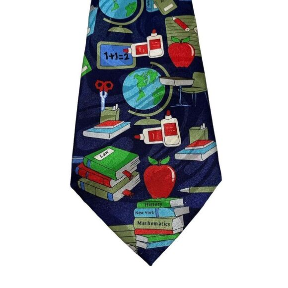 Steven Harris Tie Men's Necktie Teachers Law History Art Math Novelty Professor - Picture 3 of 7